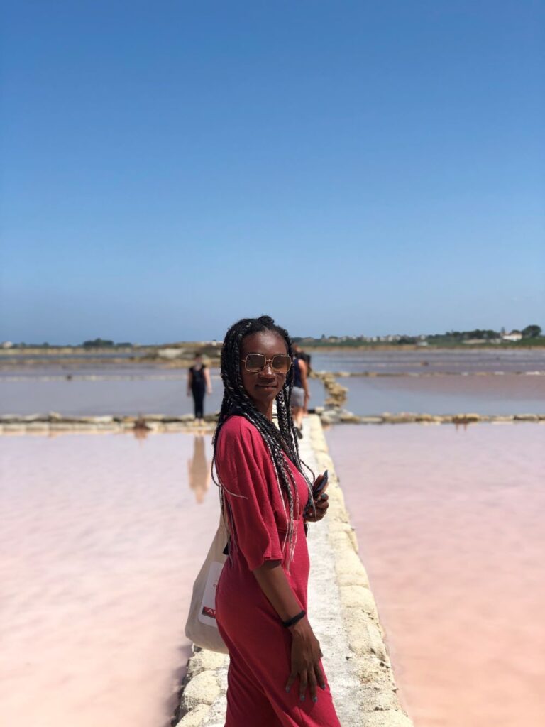 At the Salt Pans of Marsala, Western Sicily