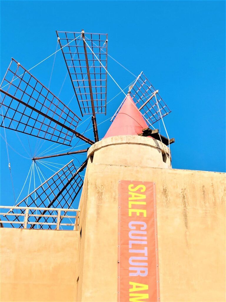 Old Windmills of Mozia, Marsala, Western Sicily