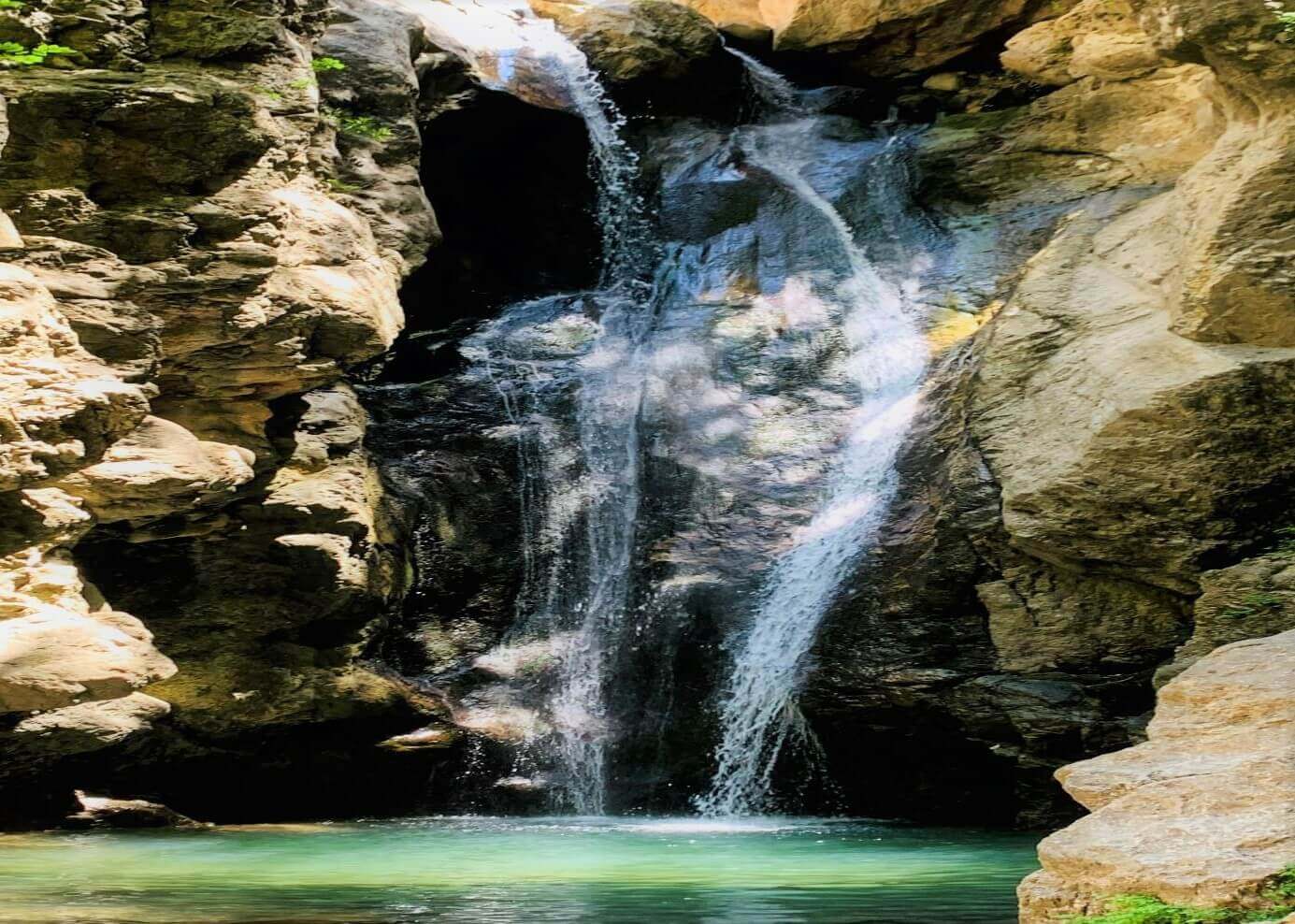 The waterfalls of Catafurco in Nebrodi, Northern Sicily