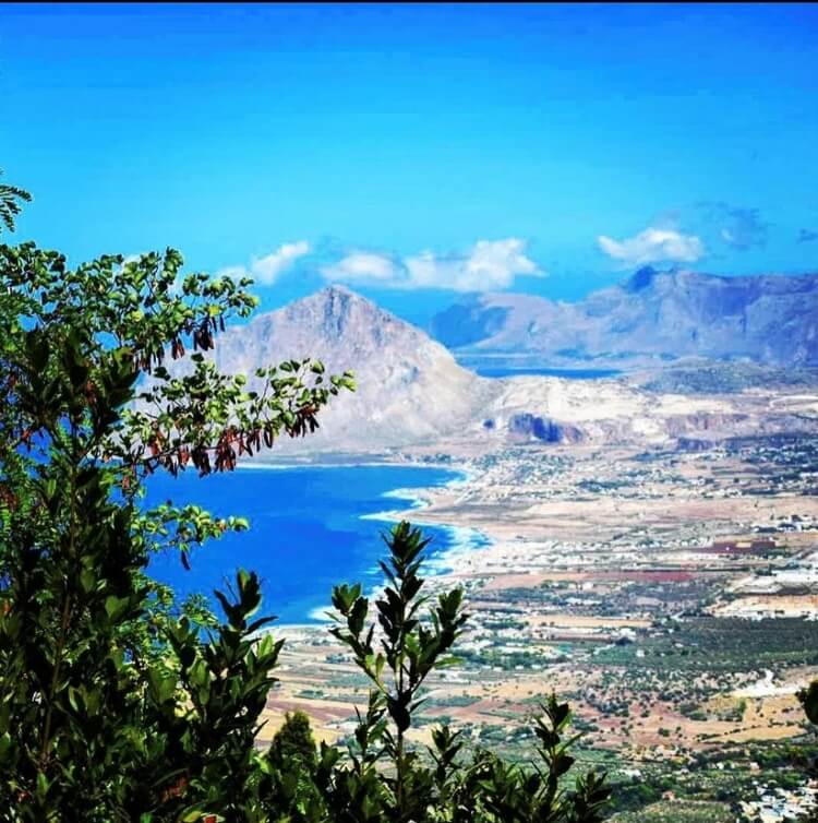 View of the towns and cities from Mt
