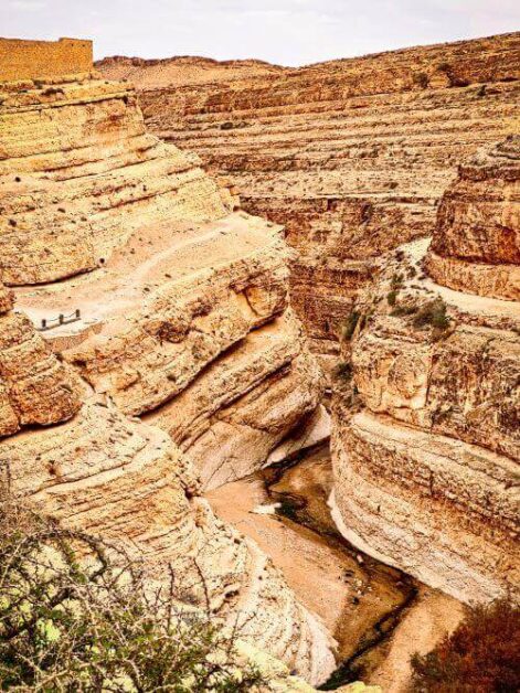 A large canyon